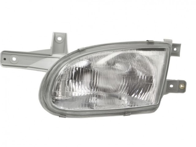 Hyundai Accent 1997-2000 utángyártott új bal első fényszóró H4 (belülr. áll.) TYC