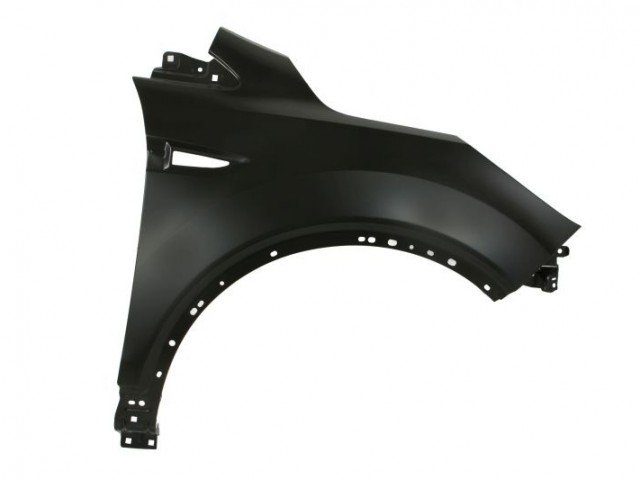 Ford Kuga II. 2013-2019 utángyártott új jobb első sárvédő, oldalindexes kivitel, díszléc patent helyes