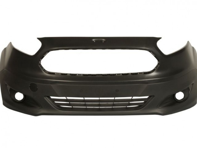 Ford Transit Courier 2014-2023 utángyártott új első lökhárító (nem alapozott), ködlámpa helyes