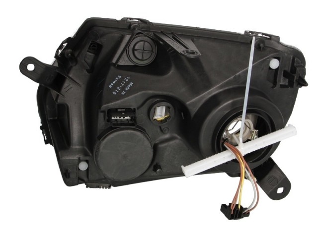 Dacia Duster 2010-2013 utángyártott új jobb első fényszóró H7/H1 króm házas (bel.áll. is.) TYC