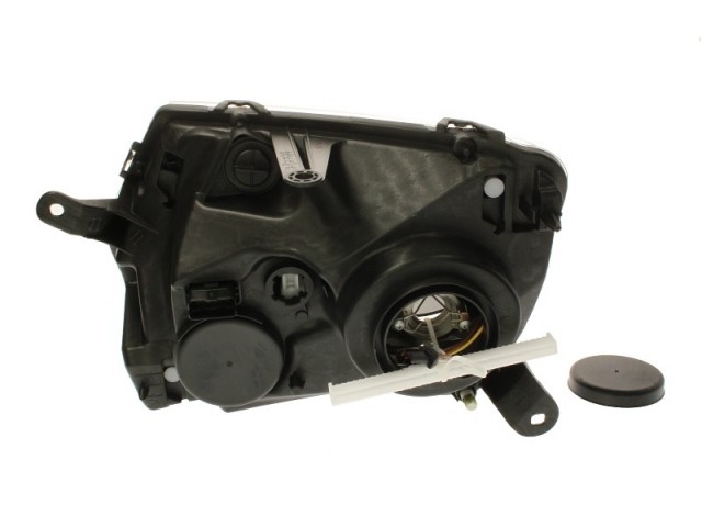 Dacia Duster 2010-2013 utángyártott új jobb első fényszóró H7/H1 fekete házas (bel.áll. is.) TYC