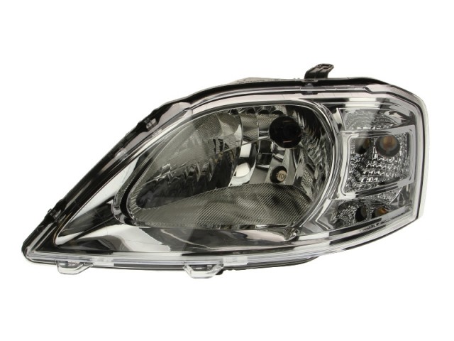 Dacia Logan 2008-2012 utángyártott új bal első fényszóró H4 (belülről áll.) DEPO
