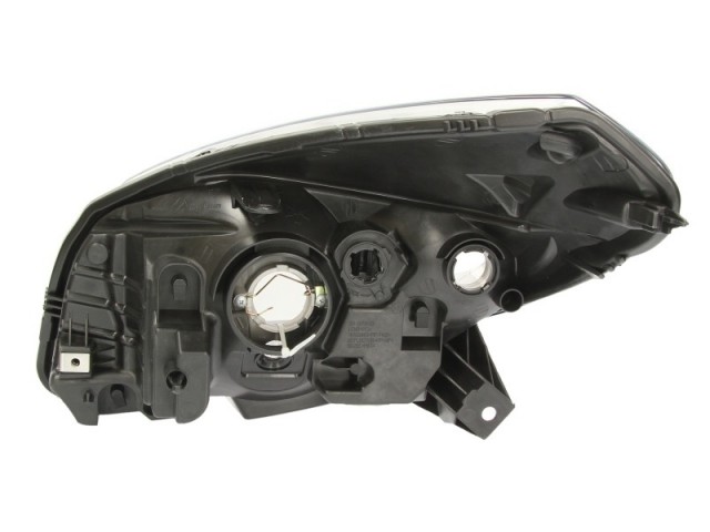Dacia Sandero I. 2008-2012 utángyártott új jobb első fényszóró H4 fekete házas (belülr. áll.) TYC