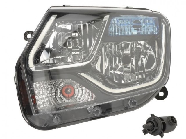 Dacia Duster 2010-2015 utángyártott új bal első fényszóró H7/H1 DEPO
