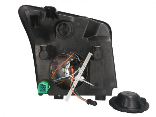 Ford Transit Conect 2002-2013 utángyártott új bal első fényszóró H4  (motorral) TYC