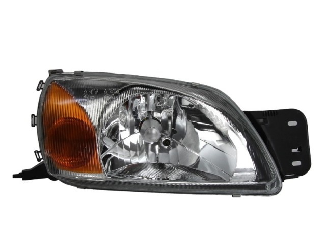 Ford Fiesta 1999-2002 utángyártott új jobb első fényszóró H4  (motorral) DEPO