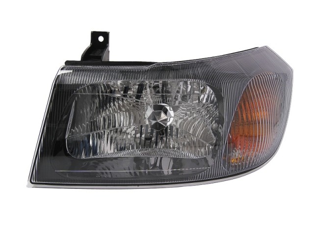 Ford Transit 2000-2006 utángyártott új bal első fényszóró H4 belülr. áll.(fekete belső házzal) TYC