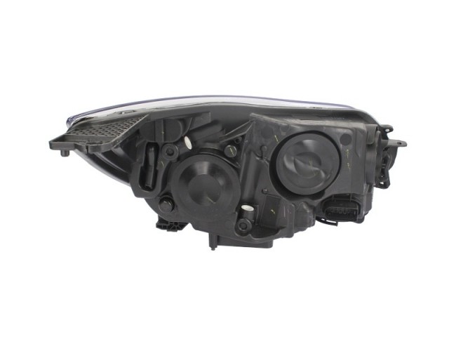 Ford Focus III. 2011-2014 utángyártott új bal első fényszóró H1/H7 króm h. (motorral) DEPO
