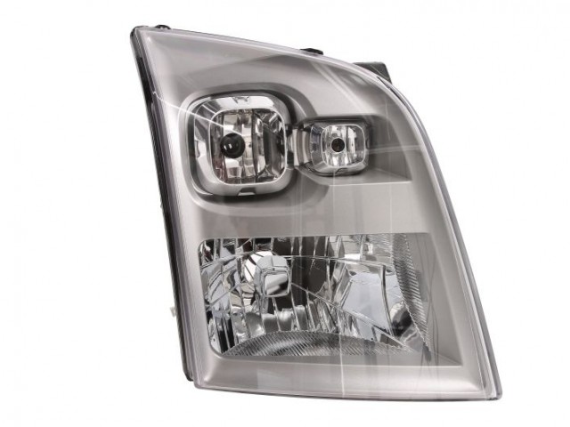 Ford Transit 2006-2014 utángyártott új jobb első fényszóró H4  (motorral) TYC