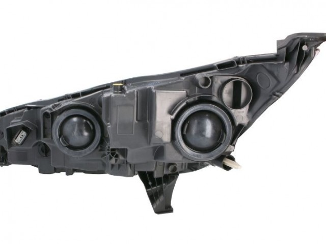 Ford Transit Conect 2019-2022 utángyártott új jobb első fényszóró H7/H15 fek.keret (motorral) TYC