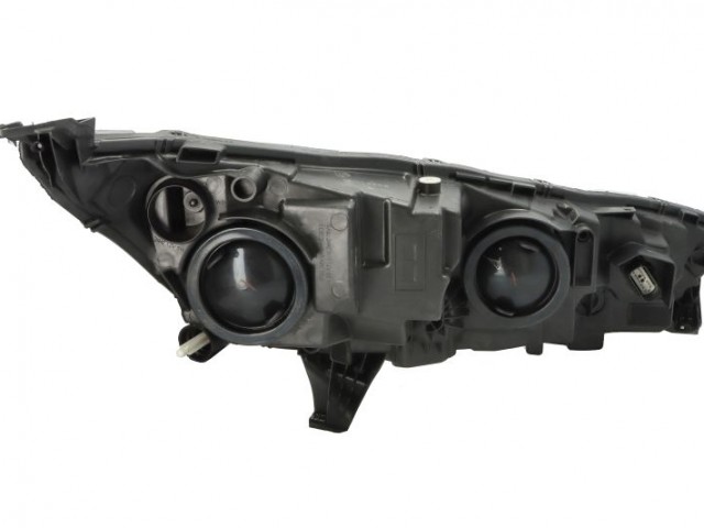 Ford Transit Conect 2019-2022 utángyártott új bal első fényszóró H7/H15 fek.keret (motorral) DEPO