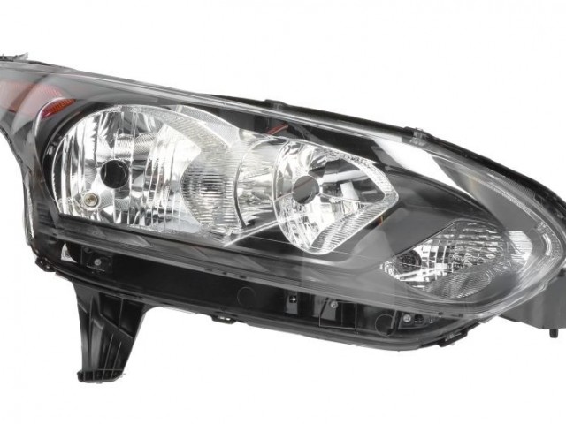 Ford Transit Conect 2015-2018 utángyártott új jobb első fényszóró H7/H15 +DRL fek.h.(motorral)DEPO