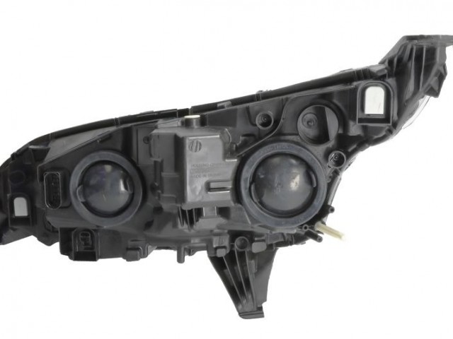 Ford Transit Conect 2015-2018 utángyártott új jobb első fényszóró H7/H15 +DRL fek.h.(motorral)DEPO