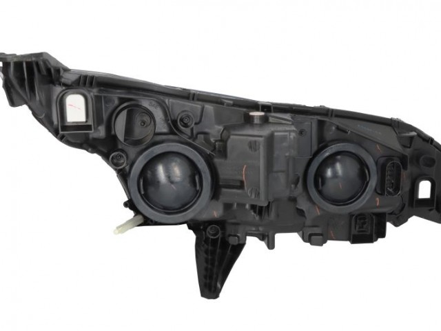 Ford Transit Conect 2015-2018 utángyártott új bal első fényszóró H7/H15+DRL króm h.(motorral) DEPO