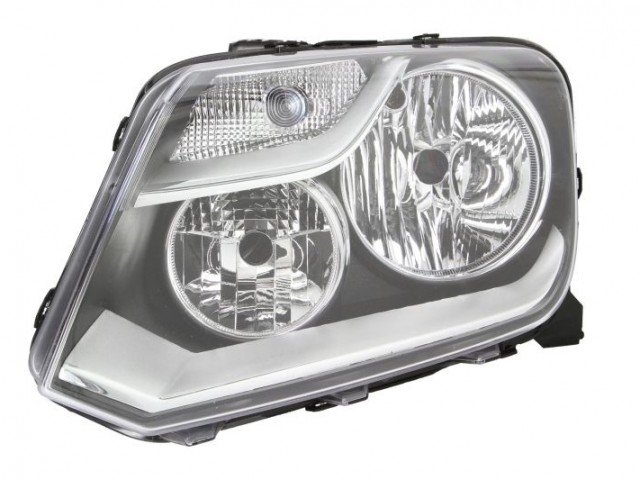 Volkswagen Amarok 2013- utángyártott új bal első fényszóró H7/H1 (motorral) DEPO