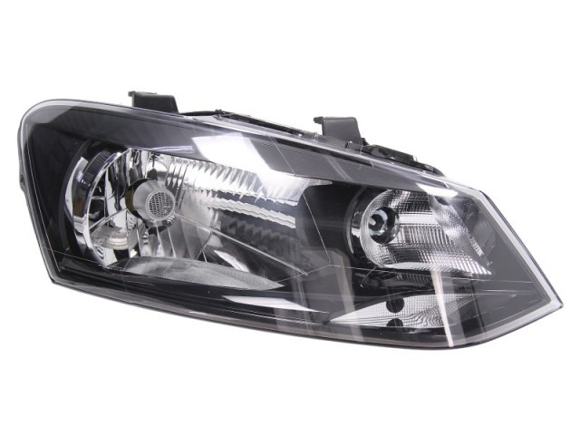 Volkswagen Polo 6R 2009-2014 utángyártott új jobb első fényszóró H4 Trendline (motoros) DEPO