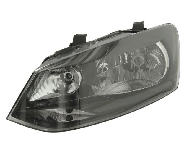 Volkswagen Polo 6R 2009-2014 utángyártott új bal első fényszóró H4 Trendline (motoros) DEPO