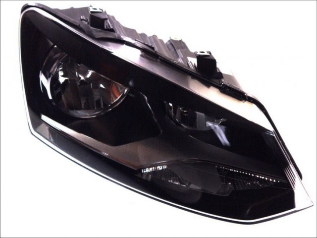 Volkswagen Polo 6R 2009-2017 utángyártott új jobb első fényszóró 2H7 Comfortline,Highline (motorral) TYC