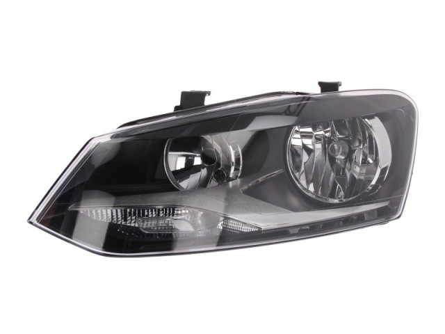Volkswagen Polo 6R 2009-2017 utángyártott új bal első fényszóró 2H7 Comfortline,Highline (motorral) TYC