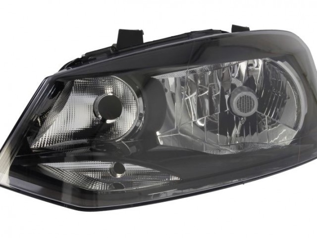 Volkswagen Polo 6R 2009-2014 utángyártott új bal első fényszóró H4 Trendline (motoros) TYC