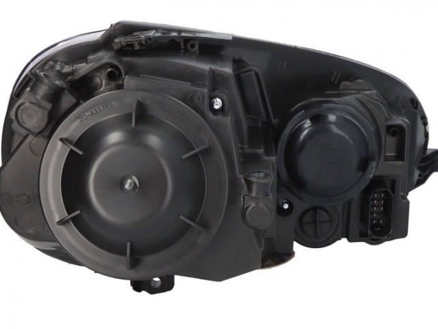 Volkswagen Golf V. 2003-2008 utángyártott új bal első fényszóró 2H7 szürke házas (motorral) TYC