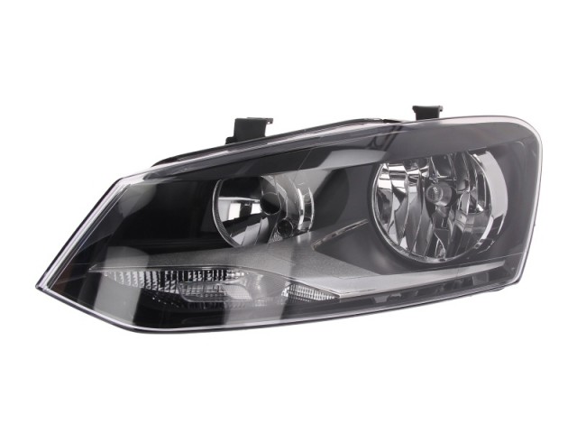 Volkswagen Polo 6R 2009-2017 utángyártott új bal első fényszóró 2H7 Comfortline,Highline (motorral) DEPO
