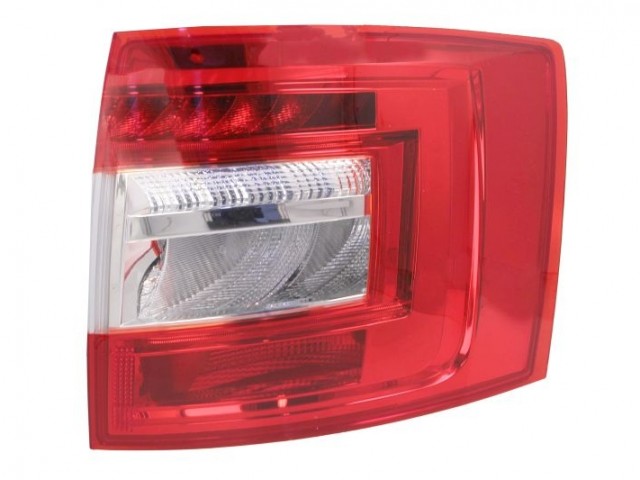 Skoda Octavia III. 2016-2020 utángyártott új jobb hátsó lámpa LED+H21W piros (Kombi)