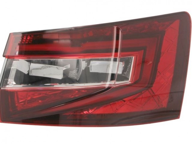 Skoda SuperB III. 2015-2019 utángyártott új jobb hátsó külső lámpa LED sötétített (kombi)
