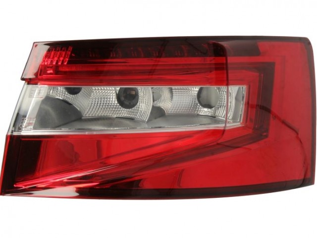 Skoda SuperB III. 2015-2019 utángyártott új jobb hátsó külső lámpa LED (Sedan)