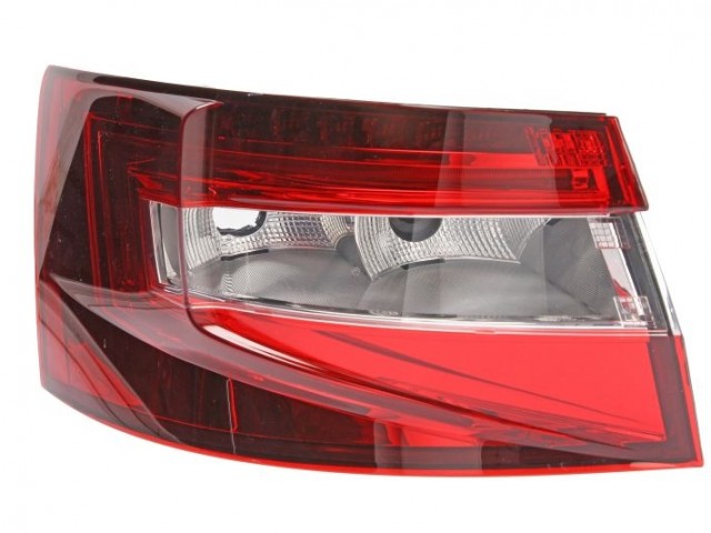 Skoda SuperB III. 2015-2019 utángyártott új bal hátsó külső lámpa LED (Sedan)