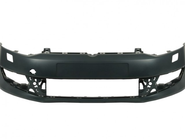 Volkswagen Polo 6R 2009-2014 utángyártott új első lökhárító alapozott, fényszóró mosó helyes