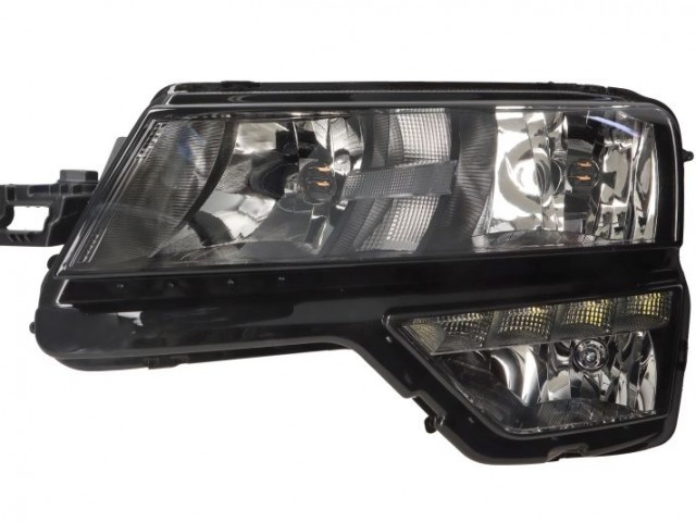Skoda Karoq 2018-2022 utángyártott új bal első fényszóró H7/H1/LED, nem ködlámpás (motorral) DEPO