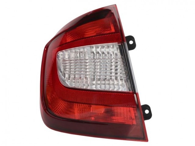 Skoda Rapid 2012-2022 utángyártott új bal hátsó lámpa, sötétített (SEDAN)