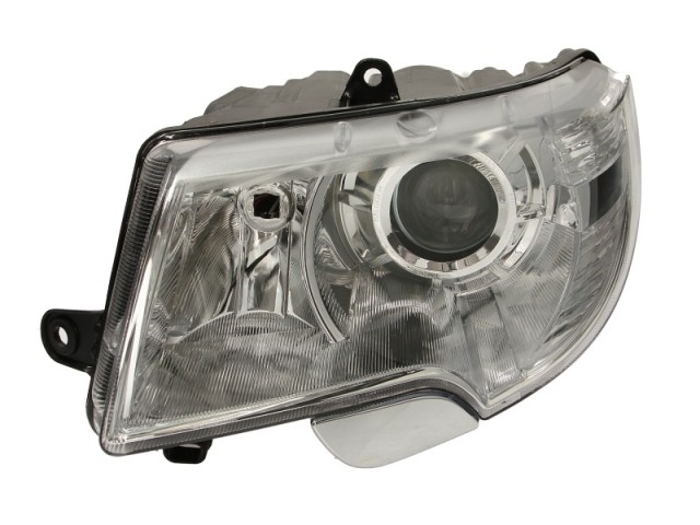 Skoda Superb II. 2013-2015 utángyártott új bal első fényszóró H7/H3 (motorral) DEPO