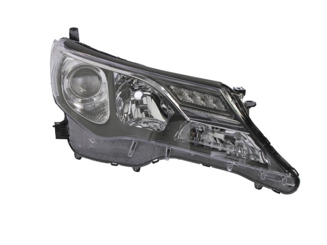 Toyota Rav 4 2012.12.13-2015.12.01 utángyártott új jobb első fényszóró HB3/HB3/LED jobb (motoros) TYC