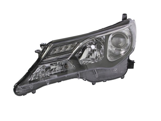 Toyota Rav 4 2012.12.13-2015.12.01 utángyártott új bal első fényszóró HB3/HB3/LED (motoros) TYC