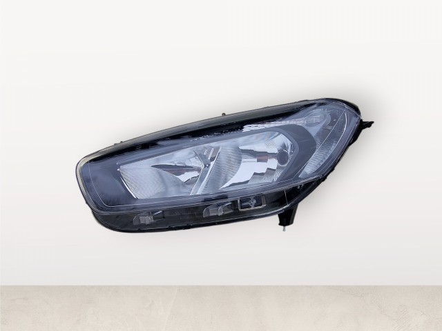 Ford Transit Courier 2018-2023 utángyártott új bal első fényszóró H7/H15/LED fekete ház.