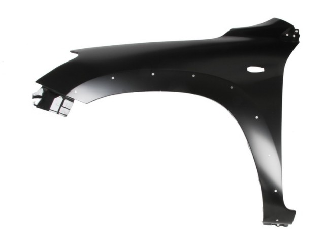 Toyota Rav 4 2005.11.01-2009.01.31 utángyártott új bal első sárvédő, oldalindexes kivitel, díszléc patent helyes