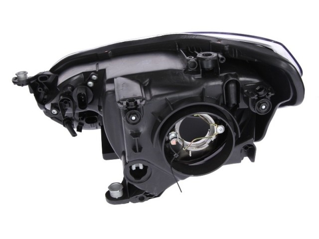 Volkswagen Up 2011-2016  utángyártott új jobb első fényszóró H4 króm házas (motoros) TYC