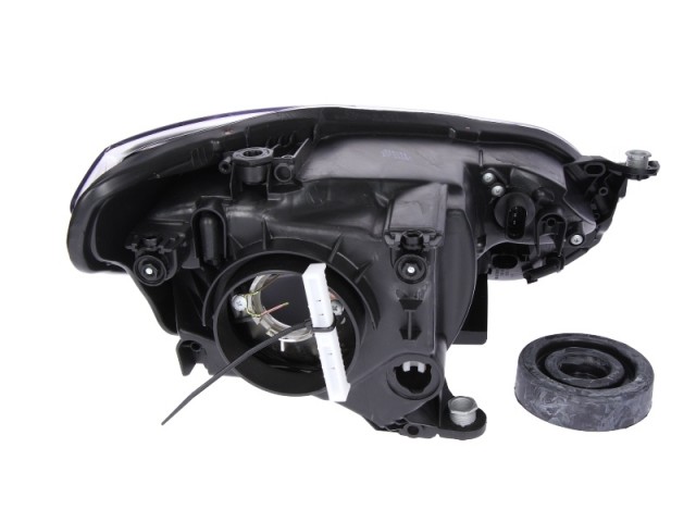 Volkswagen Up 2011-2016  utángyártott új bal első fényszóró H4 króm házas (motoros) TYC