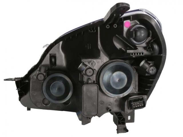 Opel Zafira B 2007-2014 utángyártott új jobb első fényszóró H1/H7 króm házas (motorral) TYC