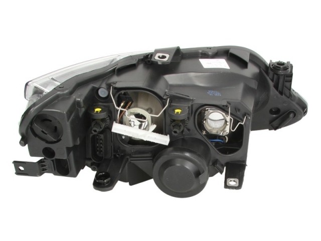 Seat Ibiza 5P 2012-2015 utángyártott új bal első fényszóró 2H7 króm házas (motoros) TYC