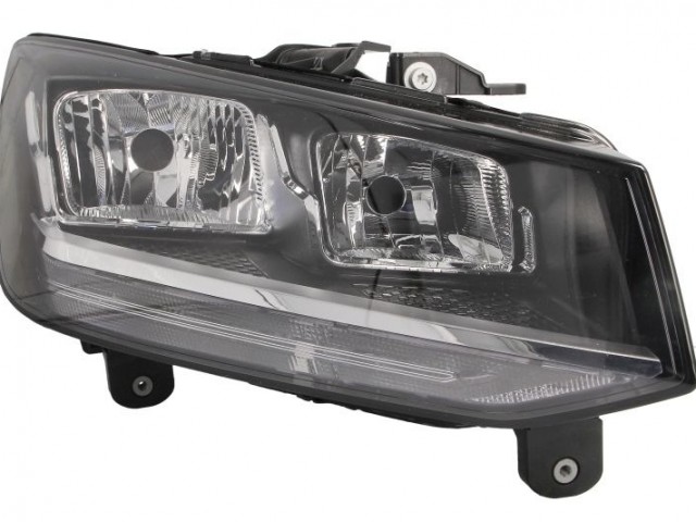 Audi Q2 2016-2020 utángyártott új jobb első fényszóró (motorral) DEPO