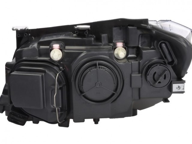 BMW X1 (E84) 2009-2012 utángyártott új jobb első fényszóró 2H7 fekete házas (motoros) DEPO