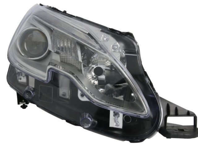 Peugeot 2008 2013-2016 utángyártott új jobb első fényszóró 2H7/LED  (motoros) DEPO