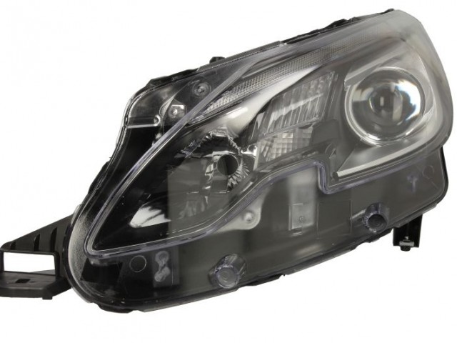Peugeot 2008 2016-2019 utángyártott új bal első fényszóró 2H7/LED  (motorral) DEPO