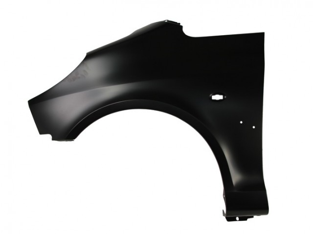 Peugeot 1007 2005-2009 utángyártott új bal első sárvédő, oldalindexes kivitel