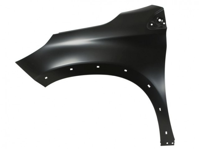 Peugeot 2008 2016-2019 utángyártott új bal első sárvédő, díszléc patent helyes