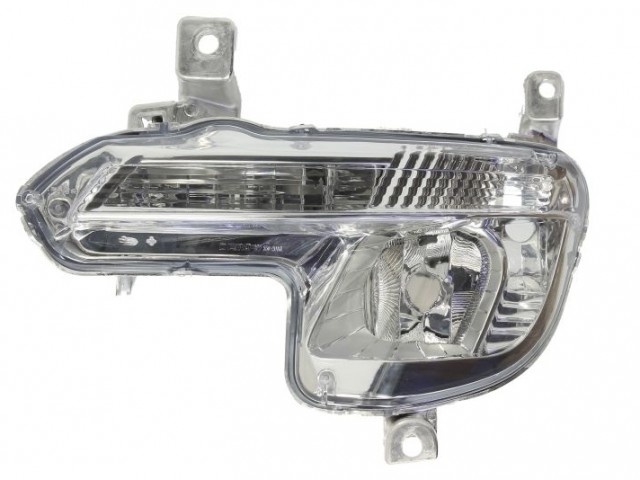 Peugeot 508 2010-2014 utángyártott új bal első ködlámpa, nappali fény H8 irányjelző egyben DEPO