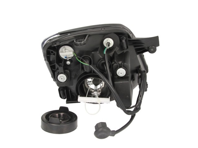 Kia Picanto 2004-2007 utángyártott új bal első fényszóró H4  (motorral) TYC